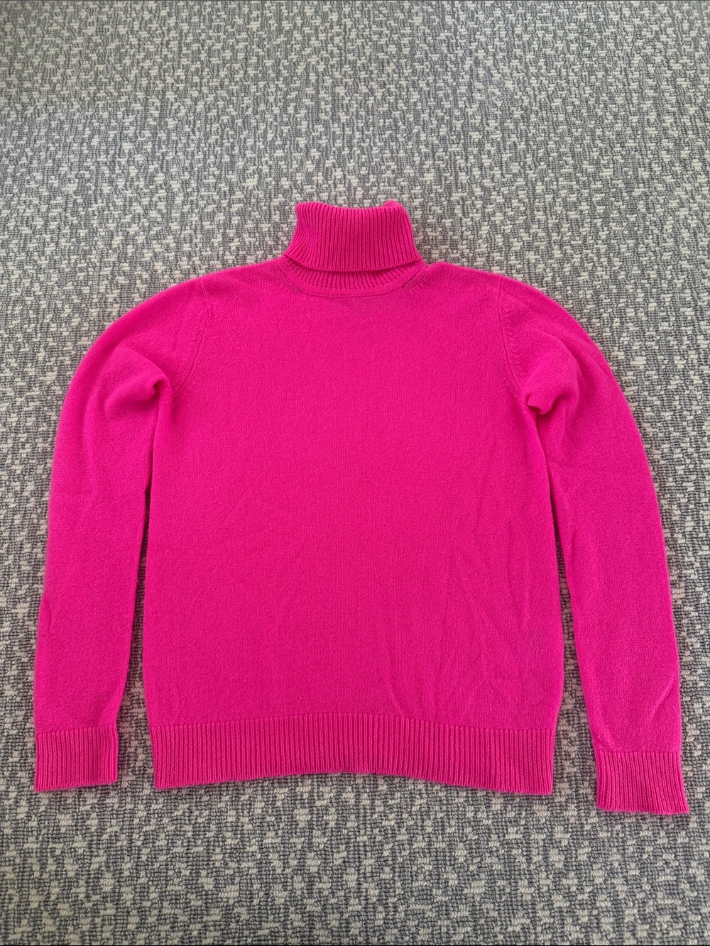 Jumper 1234 Women's Fuchsia Turtleneck Cashmere Sweater